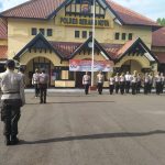 Kapolres Serang Kota Pimpin Upacara Kenaikan Pangkat Pengabdian