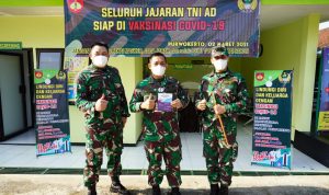 170 Prajurit Wijayakusuma di Vaksin Dosis Pertama