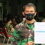 Dandim 0510/Trs di Vaksin Bersama 1.339 Prajurit