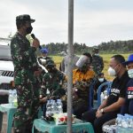 Danrem 044/Gapo Hadiri Panem Raya Padi di Jalur 17 Banyuasin