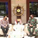 Kapolri dan KSAL Sepakat Tingkatkan Kerjasama Keamanan Perairan Laut
