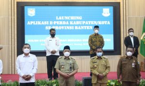 Wakil Bupati Tangerang Hadiri Launching E-Perda