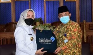 Bupati Hj. Ratna Machmud Terima Kujungan Kepala BKKBN Provinsi Sumsel
