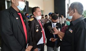 Geruduk Kantor Bupati LKPK Sumsel Tuntut Janji Pemkab Empat Lawang