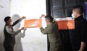 Nekat Buka, Lute Cafe Tambun Selatan Disegel Petugas