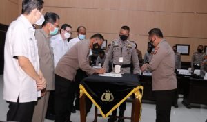 Kapolda Pimpin Pencanangan Pembangunan Zona Integritas Menuju WBK Satker Jajaran Polda Sumsel