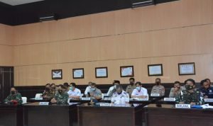 Kasiops Kasrem 044/Gapo Ikuti Rakor Persiapan Pengamanan Idul Fitri 1442 H