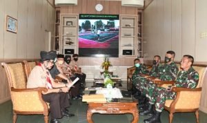 Pangdam II/Swj Terima Kunjungan Silaturahmi Pengurus Kwarda Gerakan Pramuka Sumsel