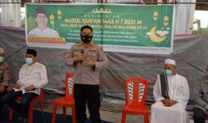 Kapolres Minahasa Hadiri Safari Ramadan di Masjid Baitul Ikhlas Langowan
