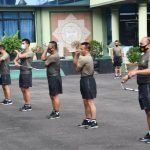 Tingkatkan Kemampuan, Prajurit Kodam II/Swj Latihan Bela Diri Double Stick