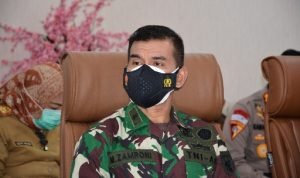 Kasdam II/Swj Ikuti Rakor Penegakan Prokes di Daerah Bersama Mendagri