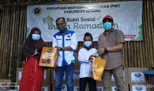 PWI Kabupaten Serang Berbagi Ramadhan 2021, Santuni Anak Yatim dan Buka Puasa Bersama