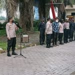 Antisipasi Gangguan Keamanan dari Penyekatan Polres Lakukan Apel di Res Area 19