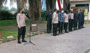 Antisipasi Gangguan Keamanan dari Penyekatan Polres Lakukan Apel di Res Area 19