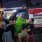 Warga Regensi 2 Cibitung Usai Balik Kampung Halaman Lakukan Test Swab Antigen