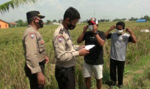 Para Petani Baru Balik Mudik di Test Swab Antigen Oleh Petugas