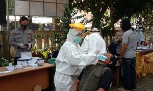 130 Pedagang Urban di Test Swab Antigen Dua Orang Positif