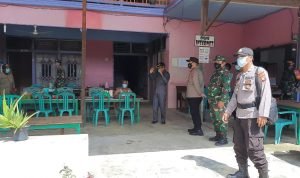 Koramil Tanah Pinoh Bersinergi Dengan Polsek Himbau Warga Agar Tetap Waspada Dari Wabah Virus Corona