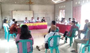 Babinsa Sintang Kota Hadiri Rapat Pembentukan Panitia Pilkades