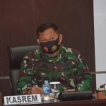 Kasrem 044/Gapo Ikuti Rapat Anev PPKM Mikro Tingkat Provinsi di Mapolda Sumsel