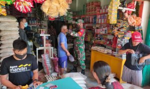 Babinsa Koramil Serawai Terus Sosialisasikan 5M