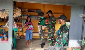 Koramil Tanah Pinoh Himbau Warga Bantu Pemerintah Dalam Penanggulangan Covid-19