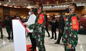 Pangdam II/Swj Bersama Bupati Muba Buka TMMD ke-111