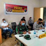 Kapolres Minahasa Ikut Vidcon dengan Asops Panglima-Kapolri dan Dirjen P2P Kemenkes