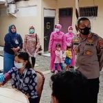 Akselerasi Program Presisi, Masyarakat Antusias Ikuti Vaksinasi di Polsek Kragilan 