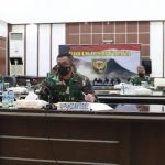 Pangdam II/Swj Vicon dengan Panglima TNI Bahas PPKM Mikro dan Program Serbuan Vaksinasi Nasional