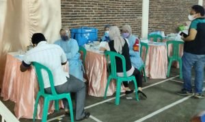 Sambut HUT Bhayangkara ke-75, Polres Serang Gelar 1000 Vaksin Untuk Masyarakat