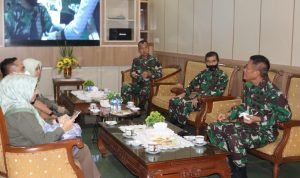 Jalin Silaturahmi, Pangdam II/Swj Terima Audensi Kepala DTPHP Jambi