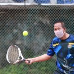 Tingkatkan Imunitas, Danrem 044/Gapo Olahraga Tenis Lapangan bersama Pangdam II/Swj