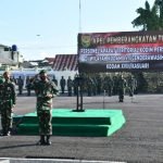 Kodam II/Sriwijaya Berangkatkan Personel Satgas BKO Apter ke Wilayah Indonesia Timur