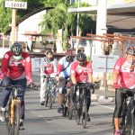 Polda Sulut Gelar Gowes Sehat Dalam Rangka Hari Bhayangkara ke-75