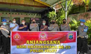 Polda Sulut Anjangsana di 3 Lokasi Berbeda, Jelang Hari Bhayangkara ke-75