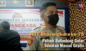 Polsek Belimbing Gelar Sunatan Massal Gratis Dalam Rangka HUT Bhayangkara ke-75