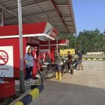 Pertashop Buka di Samping Gerbang Tol Simpang Pematang