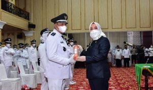 Bupati Lantik 111 Kepala Desa Terpilih Kabupaten Musi Rawas