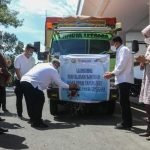 Gubernur Sultra Lepas Bantuan Beras PPKM