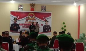 TNI Beri Kejutan Polres Wakatobi di Hut Bayangkara 75