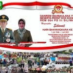 Danrem 064/MY Beri Ucapan Hari Bhayangkara Ke 75