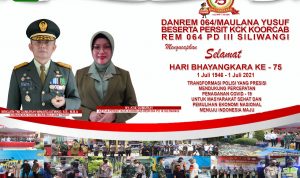 Danrem 064/MY Beri Ucapan Hari Bhayangkara Ke 75