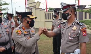 Istimewa di HUT Bhayangkara Ke-75, Sebanyak 41 Anggota Polres Serang Naik Pangkat