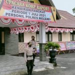 Peringati Hari Bhayangkara ke-75, 22 Personil Polres Melawi Terima Kenaikan Pangkat