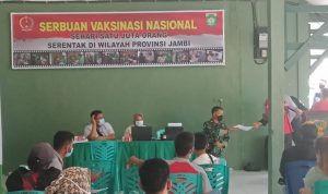 Kodim 0416 Bungo Tebo Kembali Gelar Vaksinasi