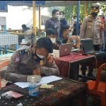 Polres Metro Bekasi Gelar Gerai Vaksin Gratis Keliling di Pemukiman Zona Merah