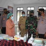 Kapolda Sulut Tinjau Posko PPKM Mikro di Malalayang Manado