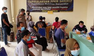 Polsek Kedung Waringin Giat Adakan Gerai Vaksinasi Untuk Masyarakat