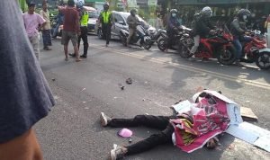 Laka Lantas Maut di Kragilan, Truk Molen Tabrak Motor 1 Tewas